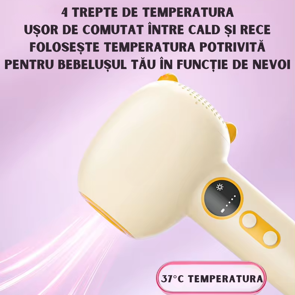 Uscator de par pentru bebelusi si copii