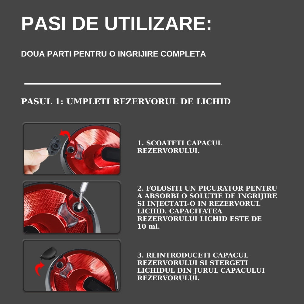 Perie Avansata pentru Par cu Aplicator de Ser